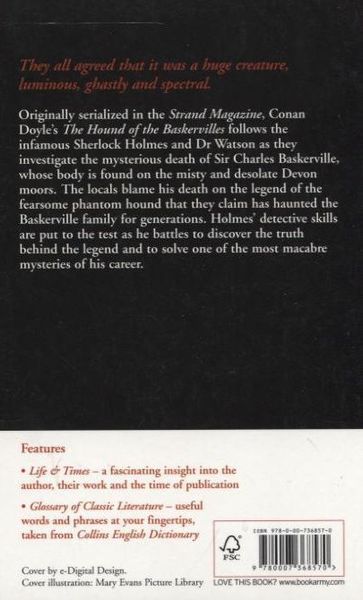 Книга The Hound of the Baskervilles - обкладинка