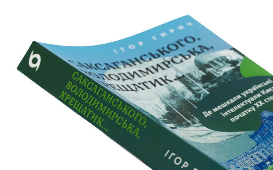 Книга Саксаганського, Володимирська, Хрещатик... - обкладинка